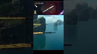 Best Missile YJ-21 After buff #modernwarships #modernwarshipsgameplay