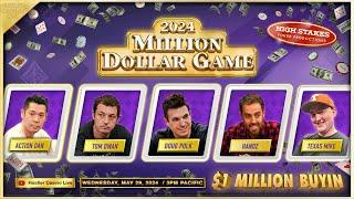 $1 MILLION BUYIN! Doug Polk, Tom Dwan, Action Dan, Handz & Peter! $500/1,000 - MILLION DOLLAR GAME