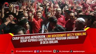 Cabup Bolaang Mongondow, Limi Mokodompit-Welty Komaling serap aspirasi dan paparkan program unggulan