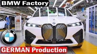 BMW Factory iX, iX3, i3 Production, BMW battery assembly