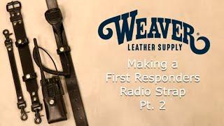 Making a Leather Radio Strap Part 2