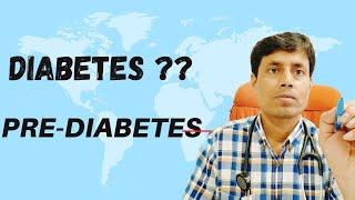 What is DIABETES // What is PRE DIABETES // HBA1C // Dr Sanjay #ChestSpecialist and #Diabetologist