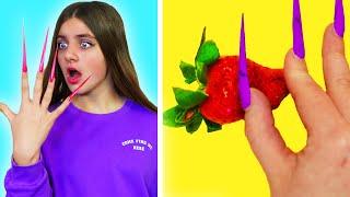 Short and Long Nail Problems || Funny Moments And Awkward Situations by Amigos Forever