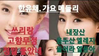 한유채 가요 메들리. (쓰리랑. 고향무정외~~~)