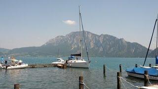 Tauchen im Attersee, Österreich