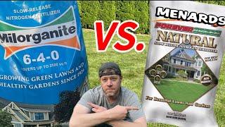 Organic Fertilizer Comparison | Milorganite vs. Menards Natural