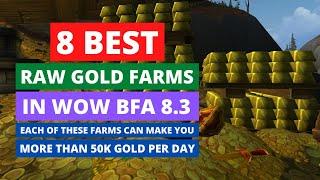 8 best raw gold farms in WoW BFA 8.3  | WoW gold farm, gold farming guide