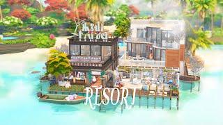 The Sims4 Stop Motion Build |  Happy Holiday Resort Hotel (NOCC)