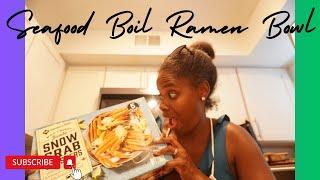 Sam's Club Haul | Seafood Boil Recipe | Ramen Seafood Boil | Mukbang | Ramen Noodles | Crab Legs