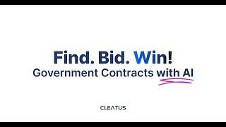 AI for Government Contracting - Meet CLEATUS