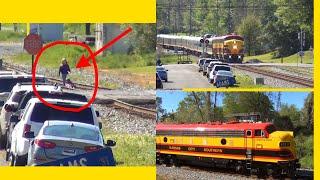 Two Kids Playing Between the Rails, Until...