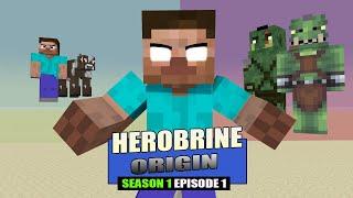 Herobrine Origin season 1 Episode 1 : THE BEGINNING : Minecraft animation