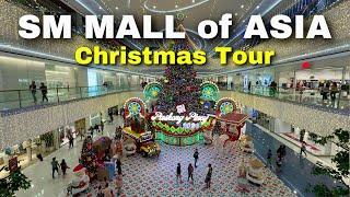 SM Mall of Asia - Christmas 2024 | A Festive Walk at the Biggest Mall by Manila Bay, Philippines