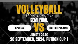  LIVE STREAMING VOLLEYBALL TURNAMEN PVC CUP 1 2024 SEMI FINAL SPARTAN VS BVC BALEPANJANG #LIVE