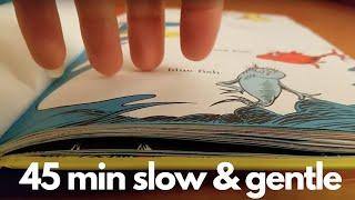 lofi ASMR | Slow & Gentle Scratching with Build Up To The Screen While Reading Books Compilation