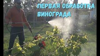 Первая обработка винограда