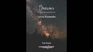 Dreams for chorus and piano trio by Larysa Kuzmenko Mov't 1 Lotus eaters