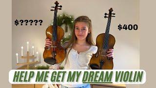 My DREAM Violin! - Comparison and GoFundMe Link! 