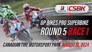 2024 Bridgestone CSBK - GP Bikes Pro Superbike Round 5, Race 1 at Canadian Tire Motorsport Park