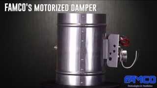 Motorized Damper - HVAC dampers by FAMCO manufacturing