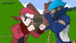 Archie vs Maxie - Boxing fight (Motion by MMDCdrique)