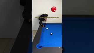 Pool lesson: how to create an angle, when there isn’t one? Do this…  #billiards #lesson #8ball