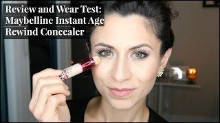 Review and Wear Test|| Maybelline Instant Age Rewind Concealer