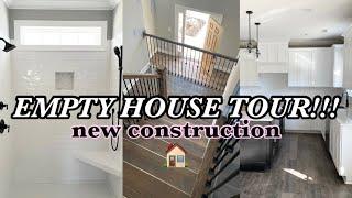 2022 NEW CONSTRUCTION EMPTY HOUSE TOUR / COME SEE OUR NEW DREAM HOME / Crystal Renee