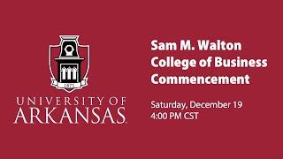 Sam M. Walton College Of Business Commencement (1)