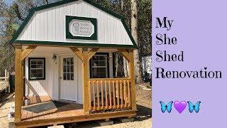 My Graceland Portable Building She Shed Studio Transformation!