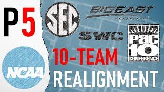 Realigning the NCAA - 10 (or 11) Team Power Conferences