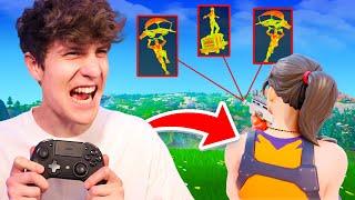 Playing Ranked Fortnite With A Controller... (insanely hard)