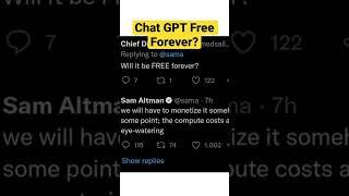 Chat GPT free forever? #shorts #chatgpt3