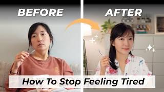 How to STOP feeling tired | 5 habits to dramatically BOOST your ENERGY (+ get things done)