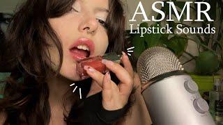 Chaotic Lipstick & Lip Gloss ASMR | Mouth Sounds, Kisses, Rummaging, Lid Sounds, Fast & Aggressive