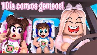 ‍‍FIM DE SEMANA COM MEUS FILHOS GÊMEOS NO BLOXBURG!! ️