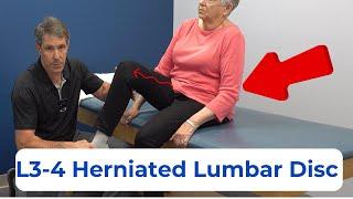 Signs and Symptoms of an L3-4 Lumbar Herniated Disc