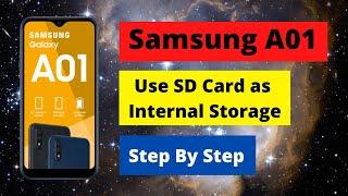 How To use SD Card as Internal Storage in Samsung A01 (Step By Step)