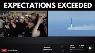 Watch: SpaceX Team SURPRISED By Starship's Capabalities (Full Flight)