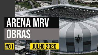 01 - ARENA MRV - OBRAS - Estádio do Atlético MG - GALO - DRONE