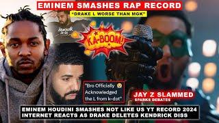 Eminem SMASH Rap Record with Houdini, “Drake L Worse Than MGK” Drake Deletes Kendrick DISS, Jay Z