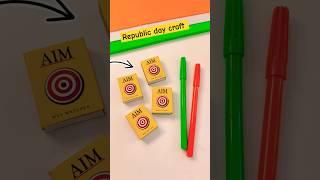 Republic day craft ️ republic day pop up card #shorts