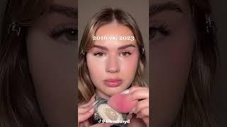 2016 vs. 2023 concealer routine  which side is better?  by @klaudiasyd