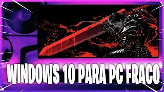 WINDOWS 10 VOANDO EM PC FRACO?O MELHOR WINDOWS GAMER OTIMIZADO PARA JOGOS!