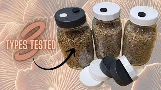 TESTING PLASTIC JAR LIDS FOR MUSHROOM CULTIVATION,