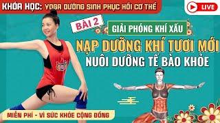 Bài 2: Yoga dưỡng sinh phục hồi cơ thể /Nạp dưỡng khí tươi nuôi tế bào khỏe_ Nguyễn Hiếu Yoga