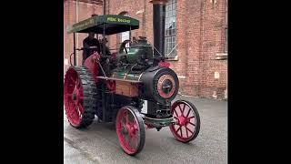 Steam traction  engine first drive