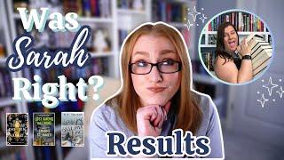 Was Sarah Right About These Books? - Vlog Style Wrap Up | Bookmas Day 18