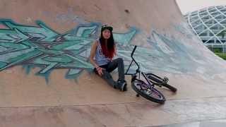 Venti Huang BMX edit 2013 - 黄雯婷 aka 蚊子 2013 踩车剪辑