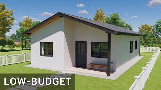 Simple House Design | 2 Bedroom House Plan | H1